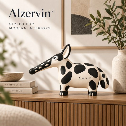 Alzervin™ Spotted Longsnout Modern Resin Sculpture