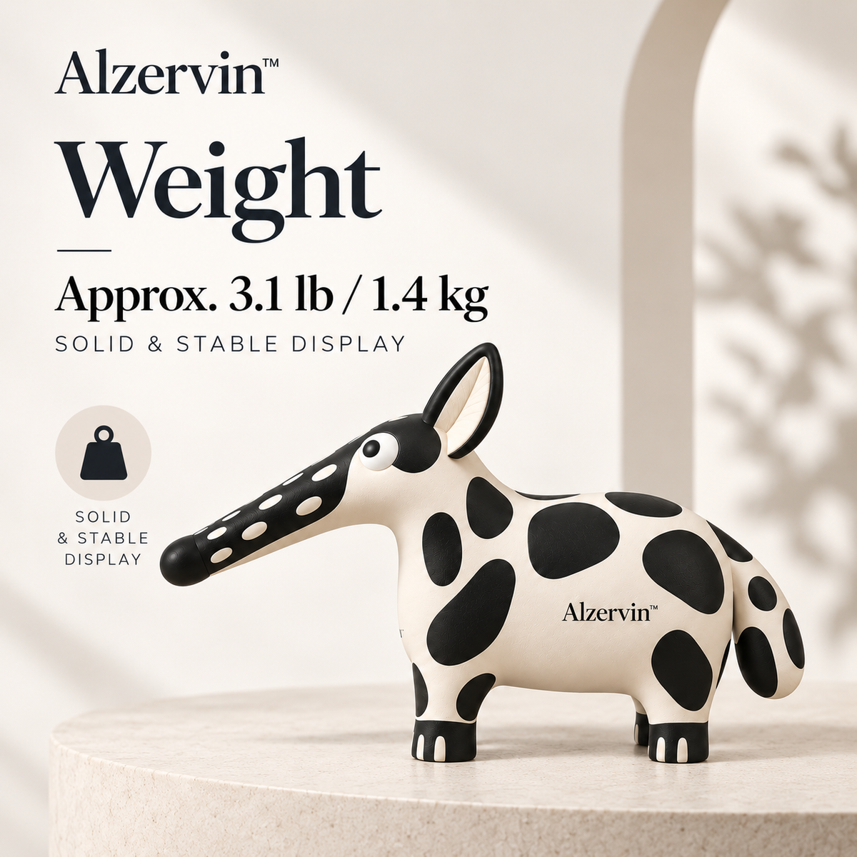 Alzervin™ Spotted Longsnout Modern Resin Sculpture