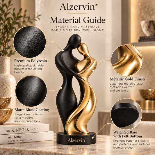 Alzervin™ Eternal Embrace Abstract Couple Sculpture